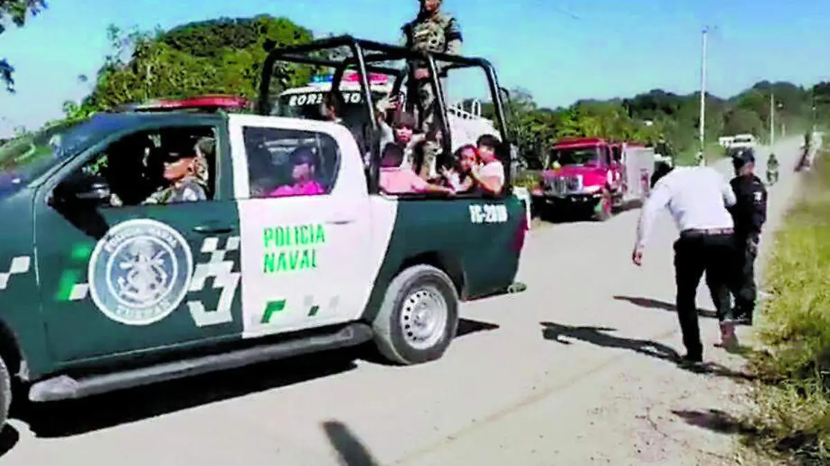 Peronas evacuadas